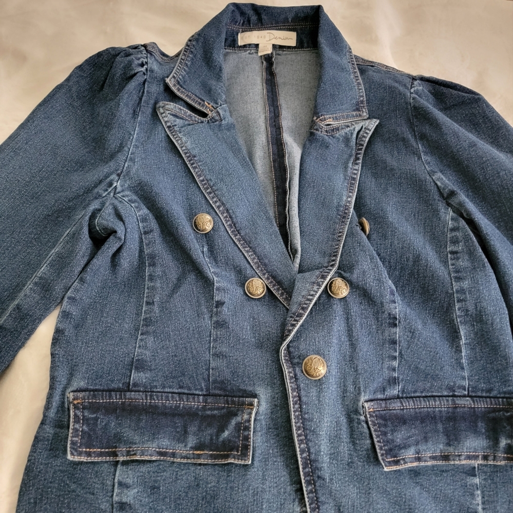 Sz med denim blazer